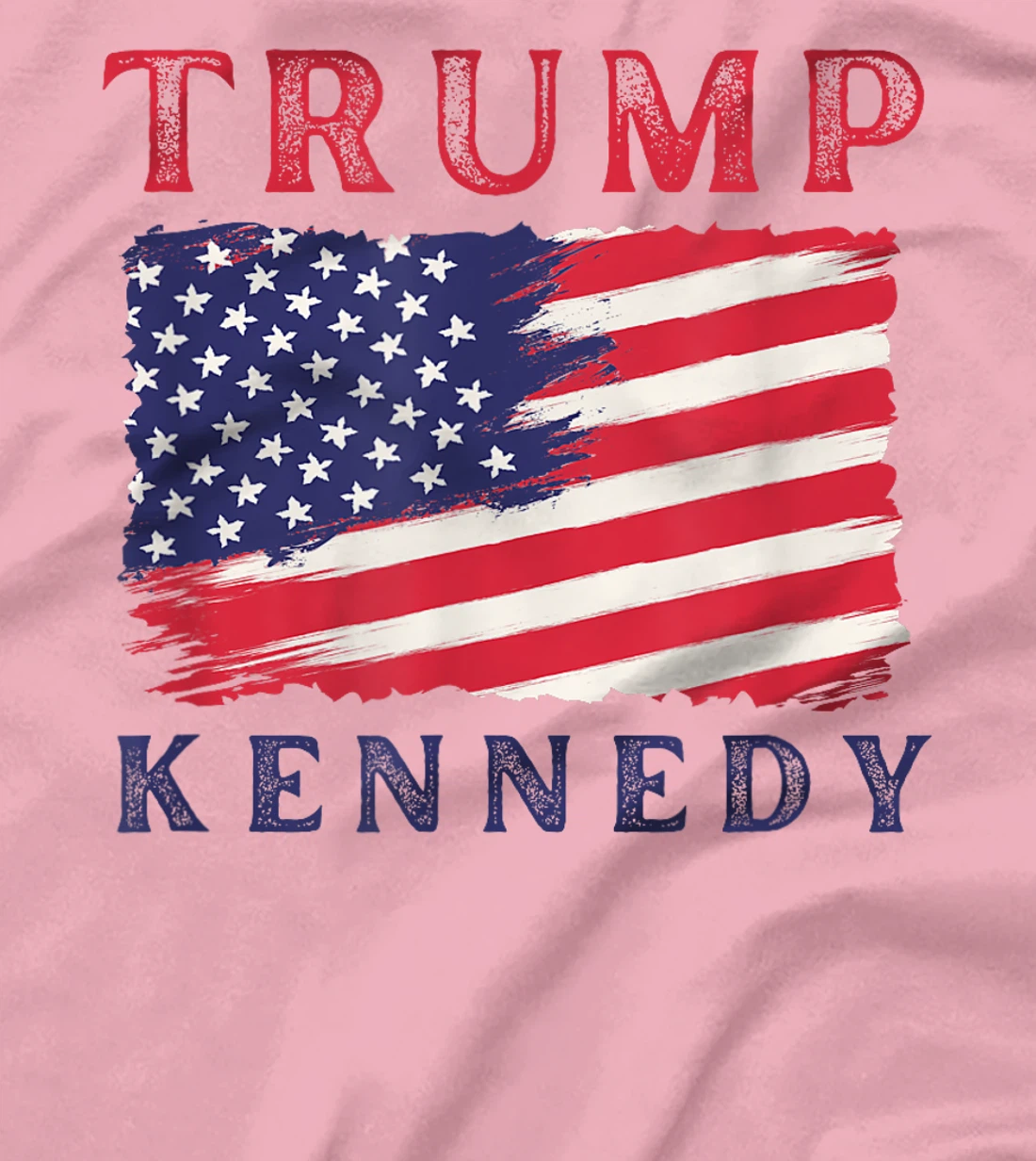 Trump Kennedy Presidential Campaign American Flag USA 2024 T-Shirt