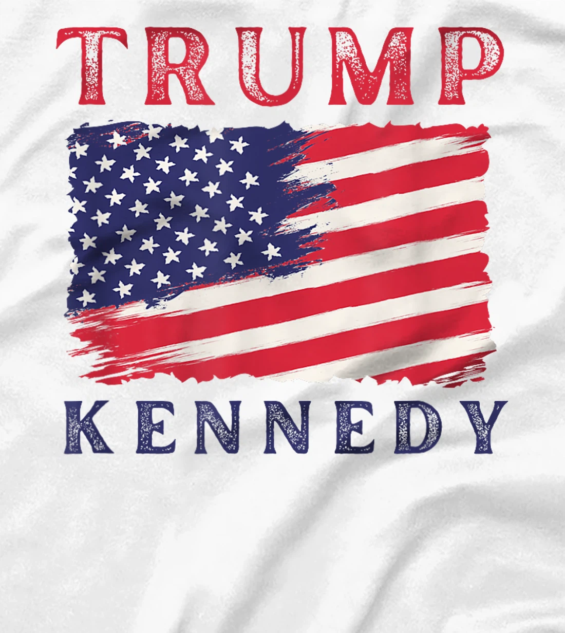 Trump Kennedy Presidential Campaign American Flag USA 2024 T-Shirt