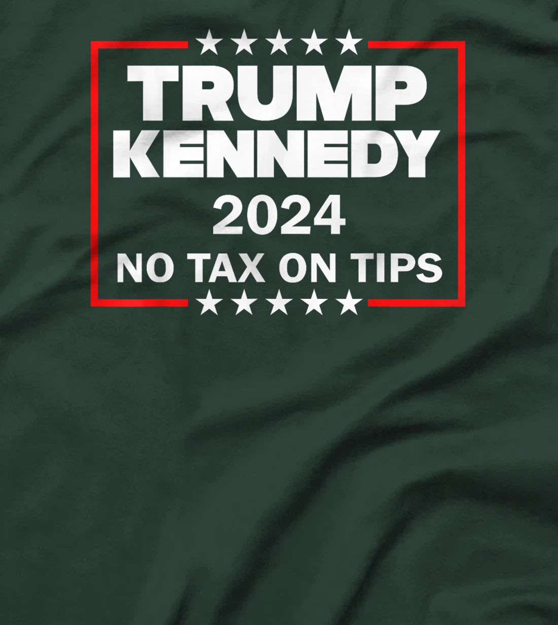 Support Kennedy Support Trump Vance Vote For No Tax On Tips T-Shirt