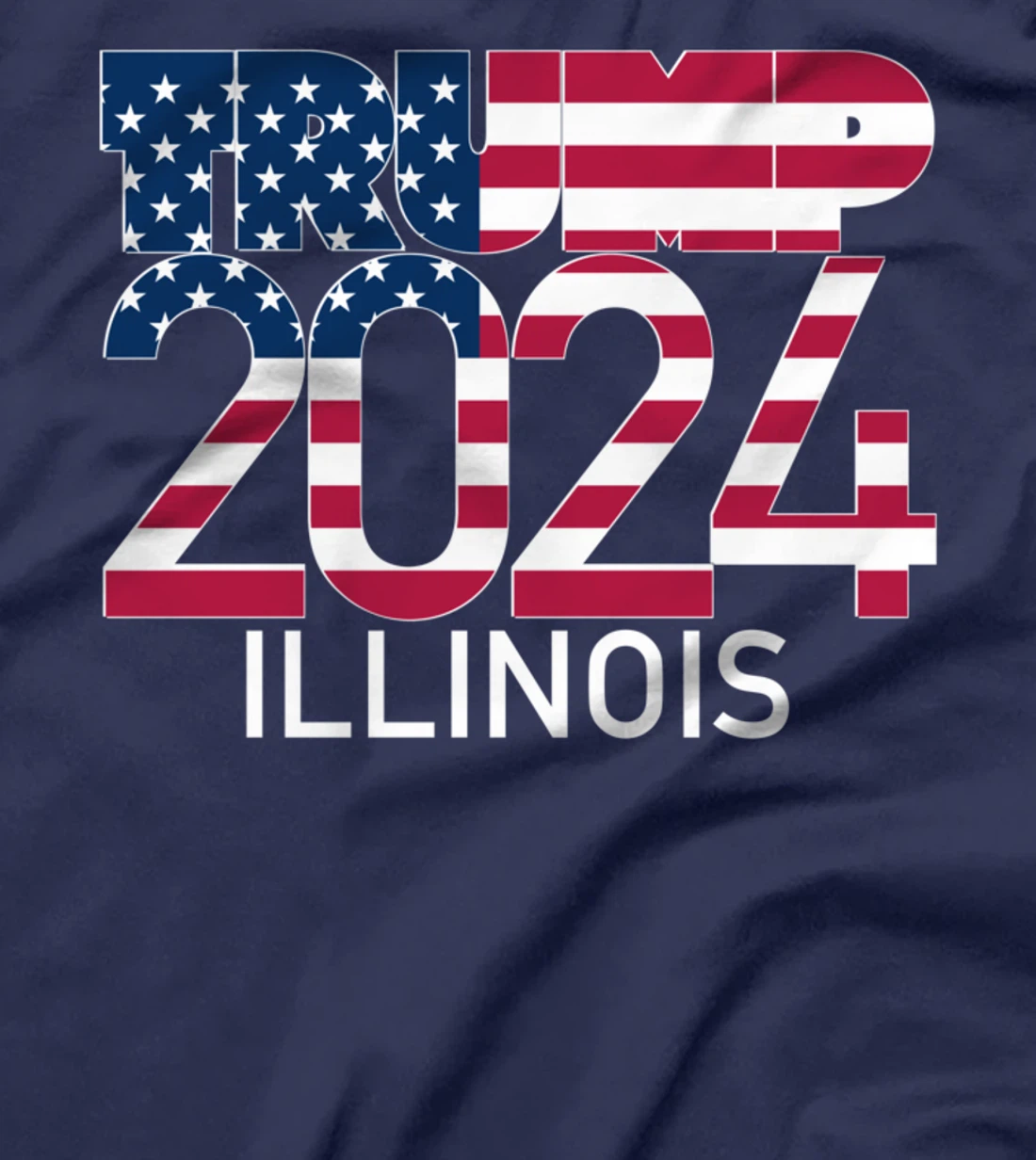 Trump 2024 Illinois T-Shirt T-Shirt