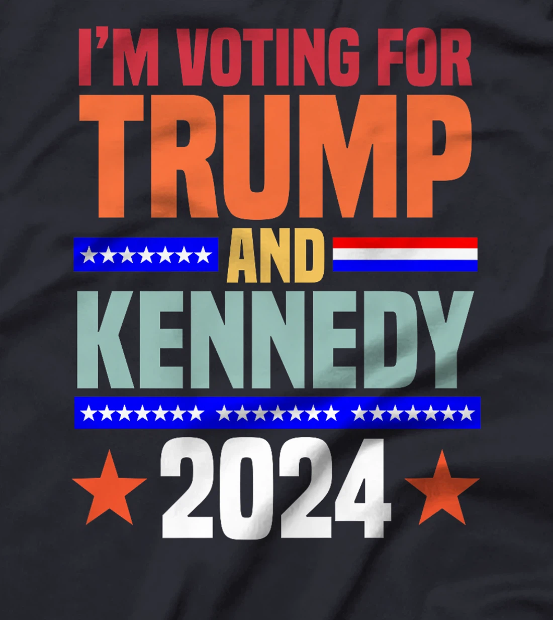 I'm voting for Trump and Kennedy 2024 Trump 2024 Premium T-Shirt
