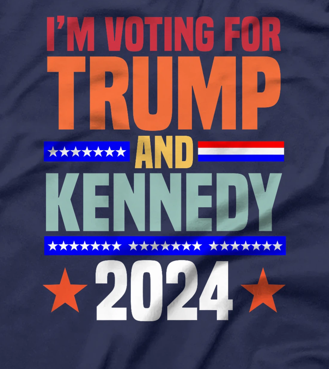 I'm voting for Trump and Kennedy 2024 Trump 2024 Premium T-Shirt