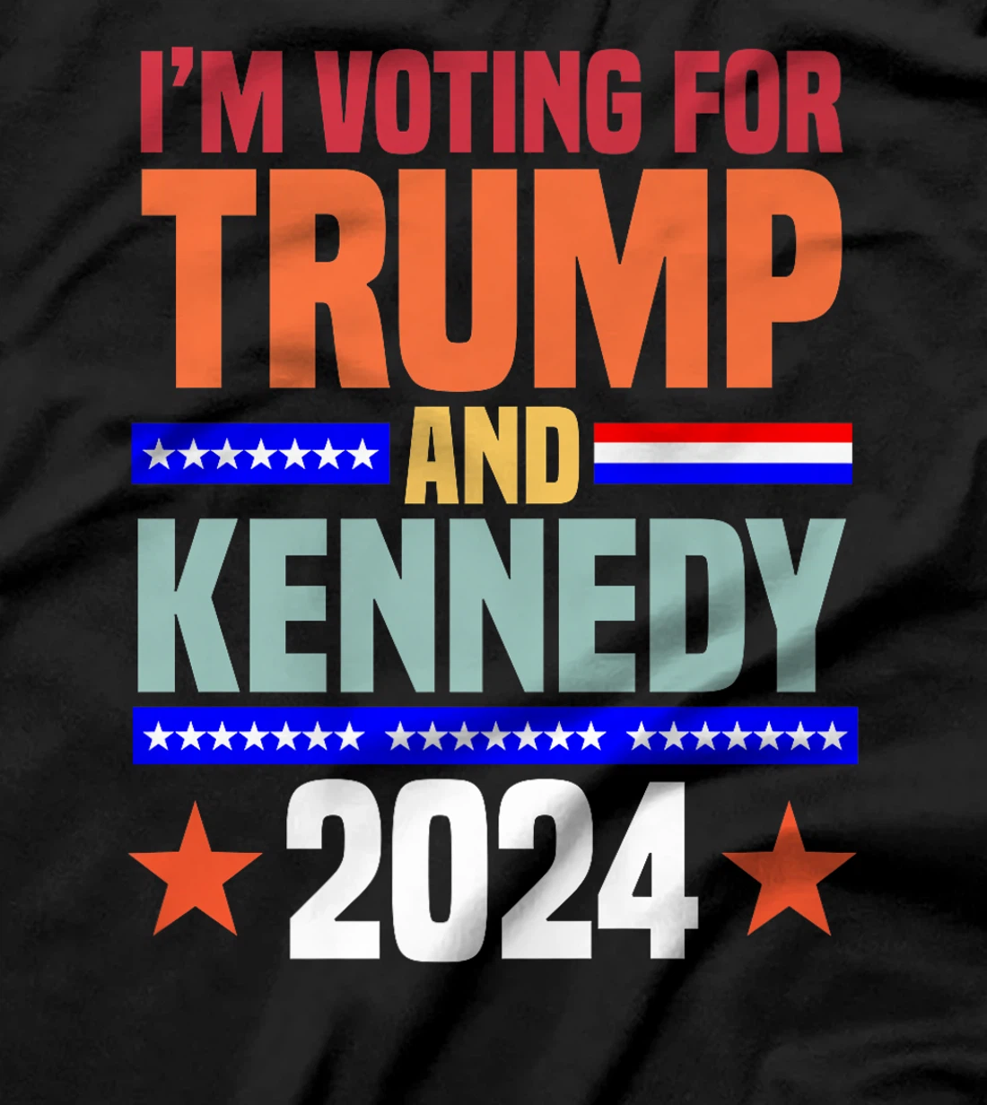 I'm voting for Trump and Kennedy 2024 Trump 2024 Premium T-Shirt