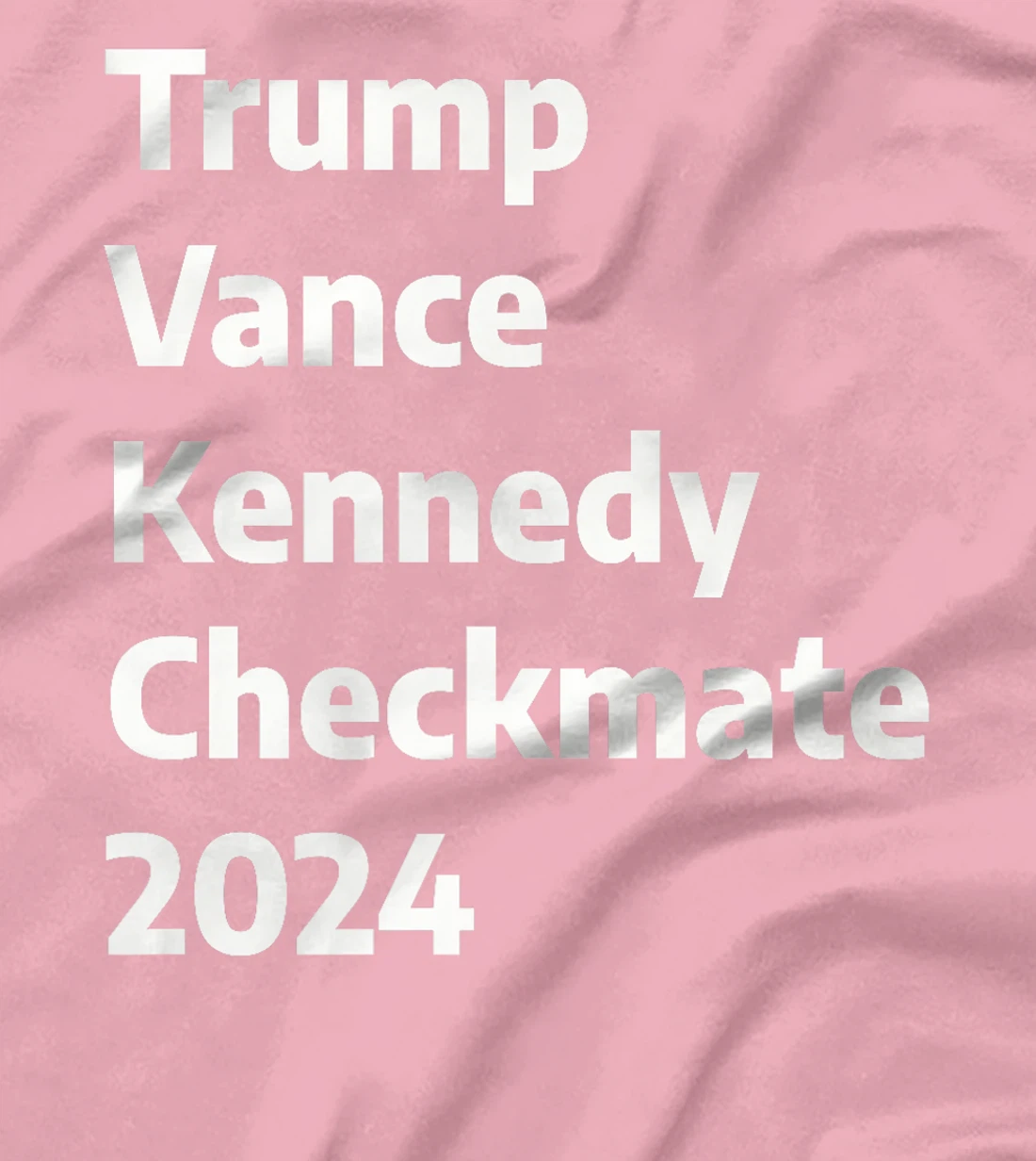 Womens Trump Vance Kennedy Checkmate 2024 Pro Republican T-Shirt