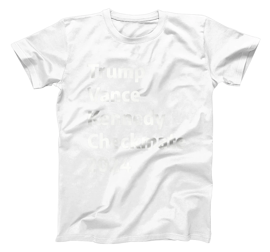 Womens Trump Vance Kennedy Checkmate 2024 Pro Republican T-Shirt