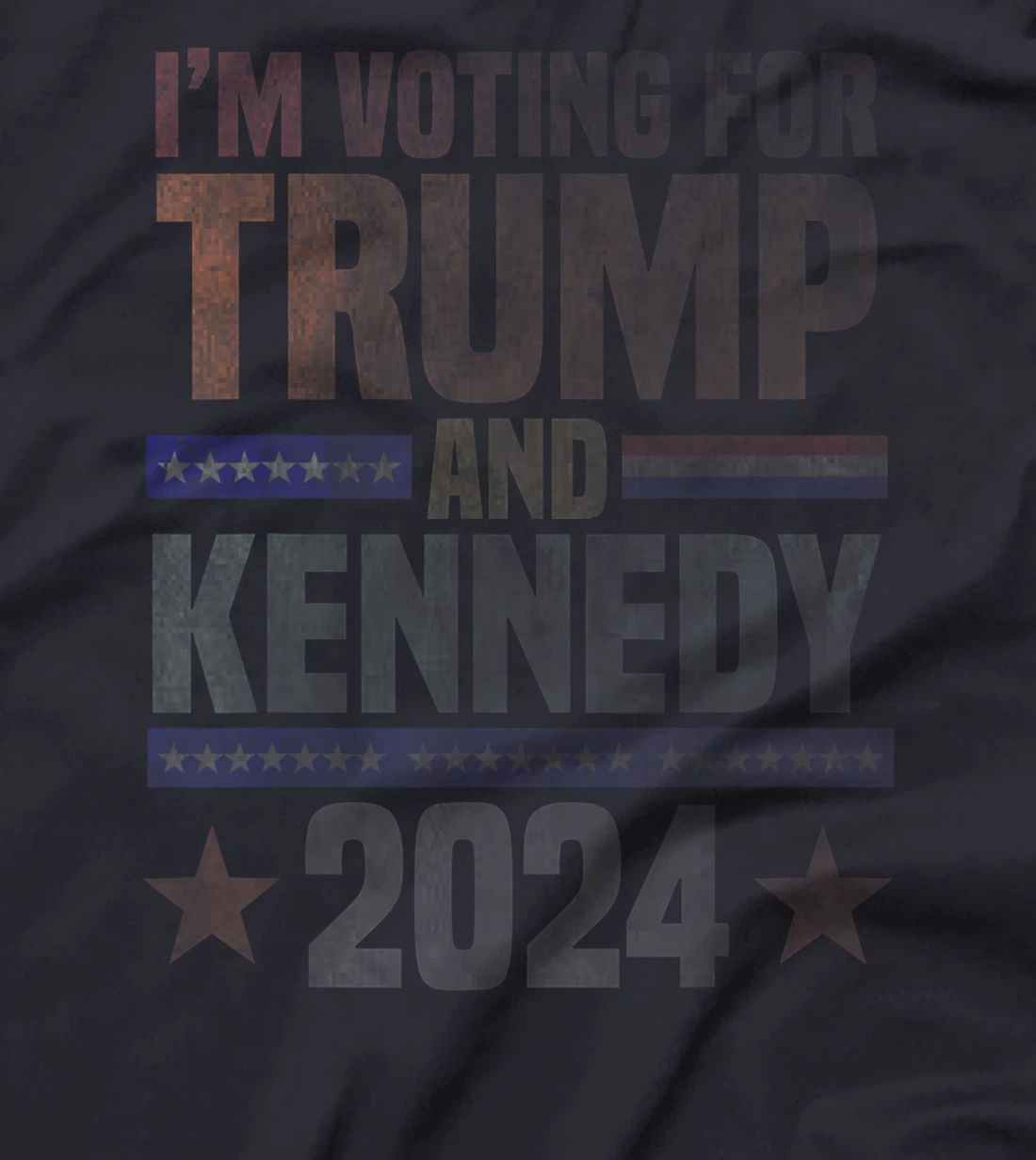 I'm voting for Trump and Kennedy 2024 Trump 2024 T-Shirt