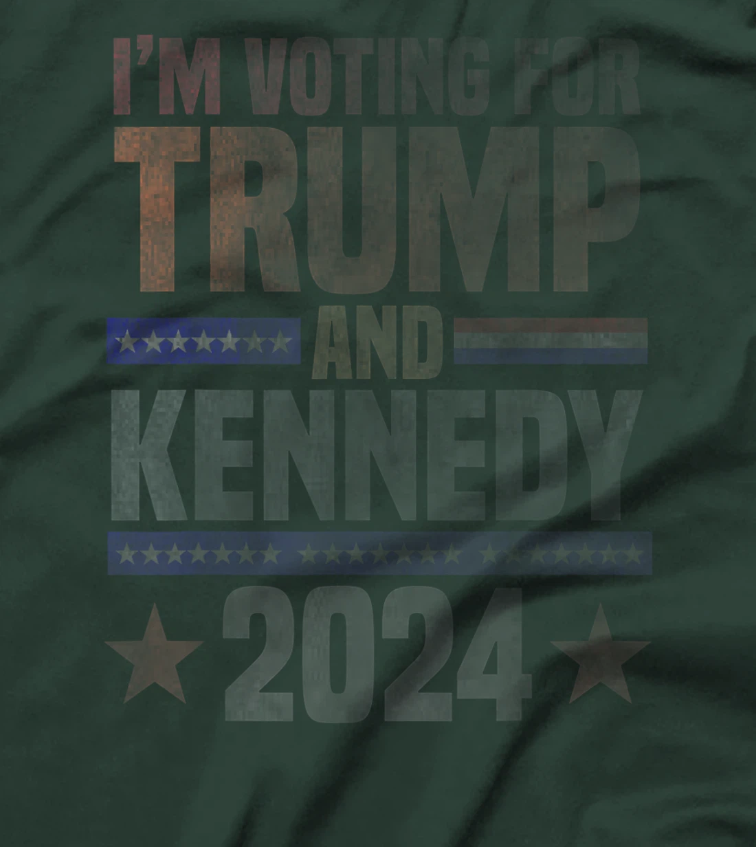 I'm voting for Trump and Kennedy 2024 Trump 2024 T-Shirt