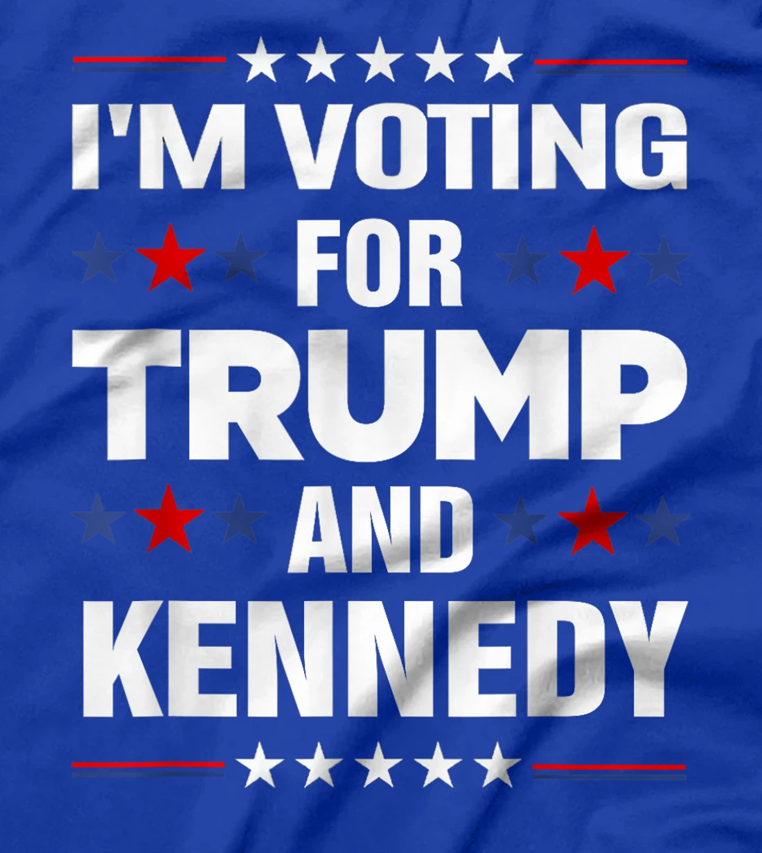 I'm voting for Trump and Kennedy 2024 T-Shirt
