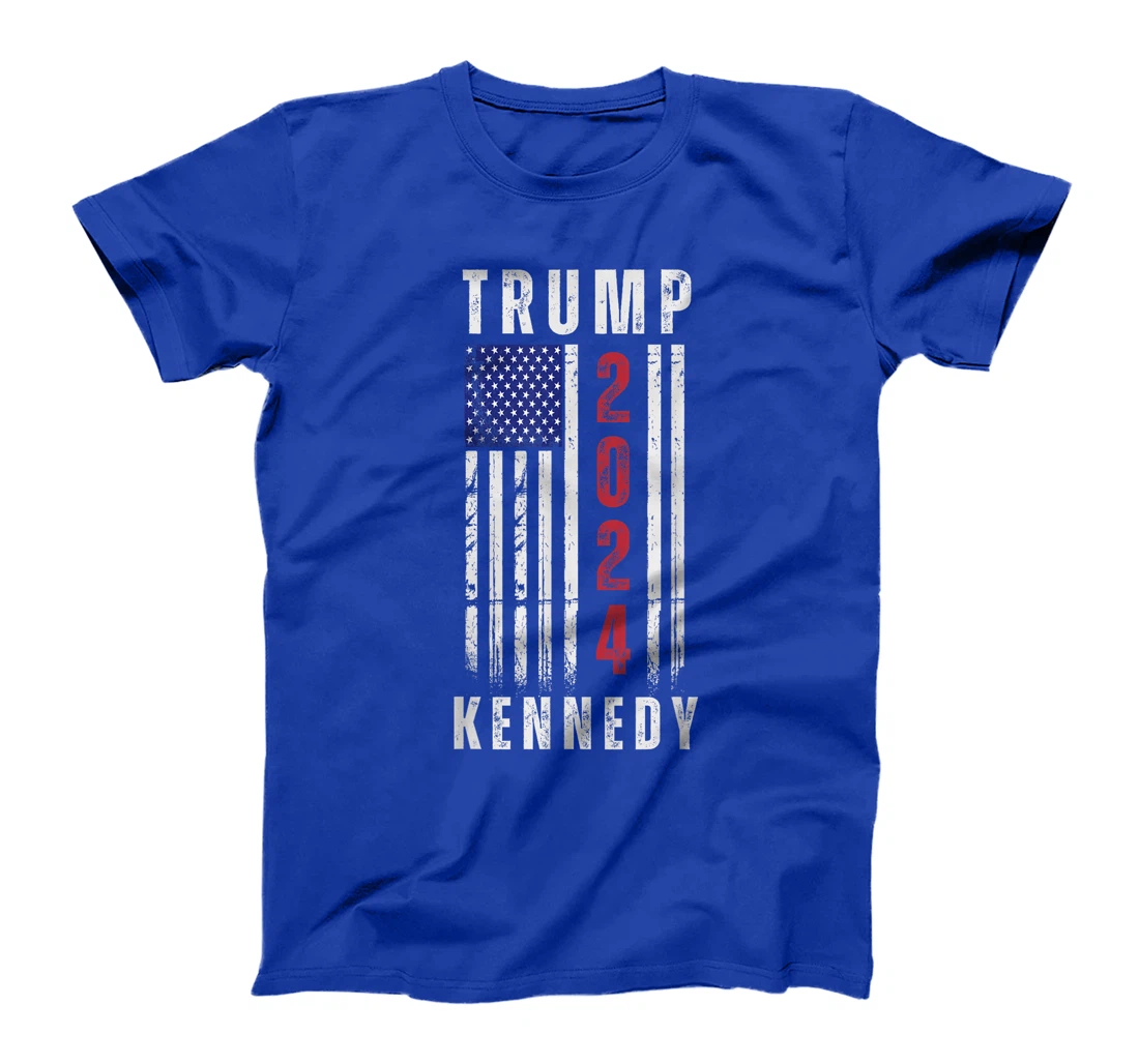 Trump Kennedy Presidential Campaign American Flag USA 2024 T-Shirt