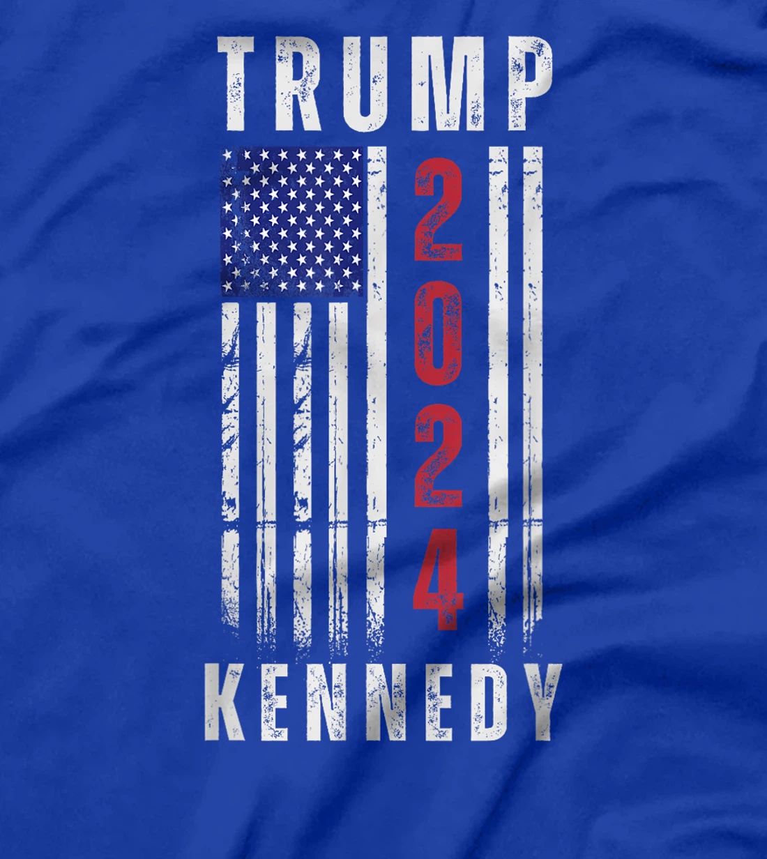 Trump Kennedy Presidential Campaign American Flag USA 2024 T-Shirt