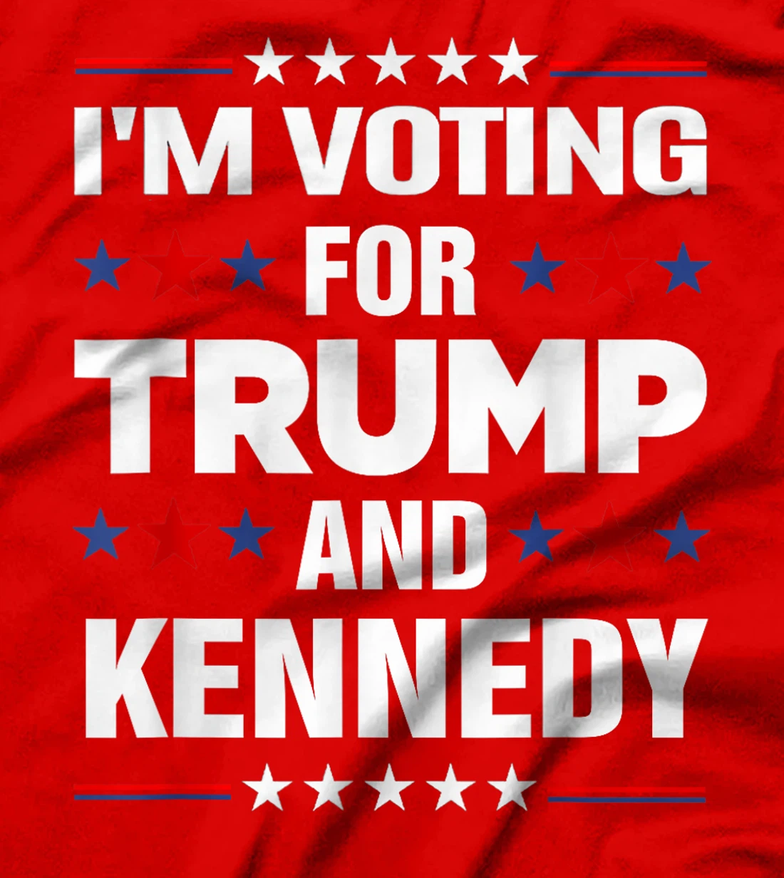 I'm voting for Trump and Kennedy 2024 T-Shirt