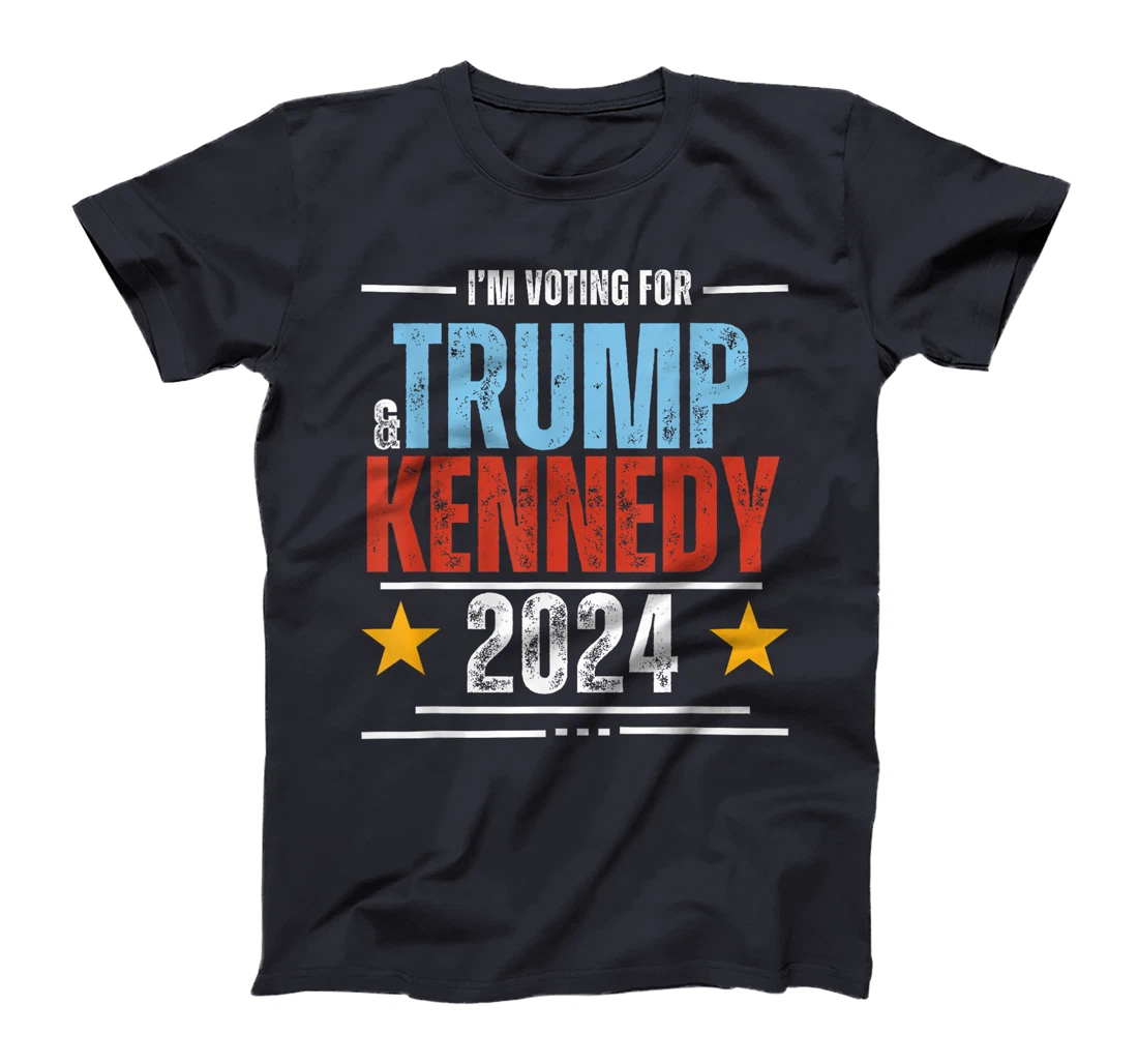 Womens I'm Voting For Trump And Kennedy 2024 Vintage TEE T-Shirt