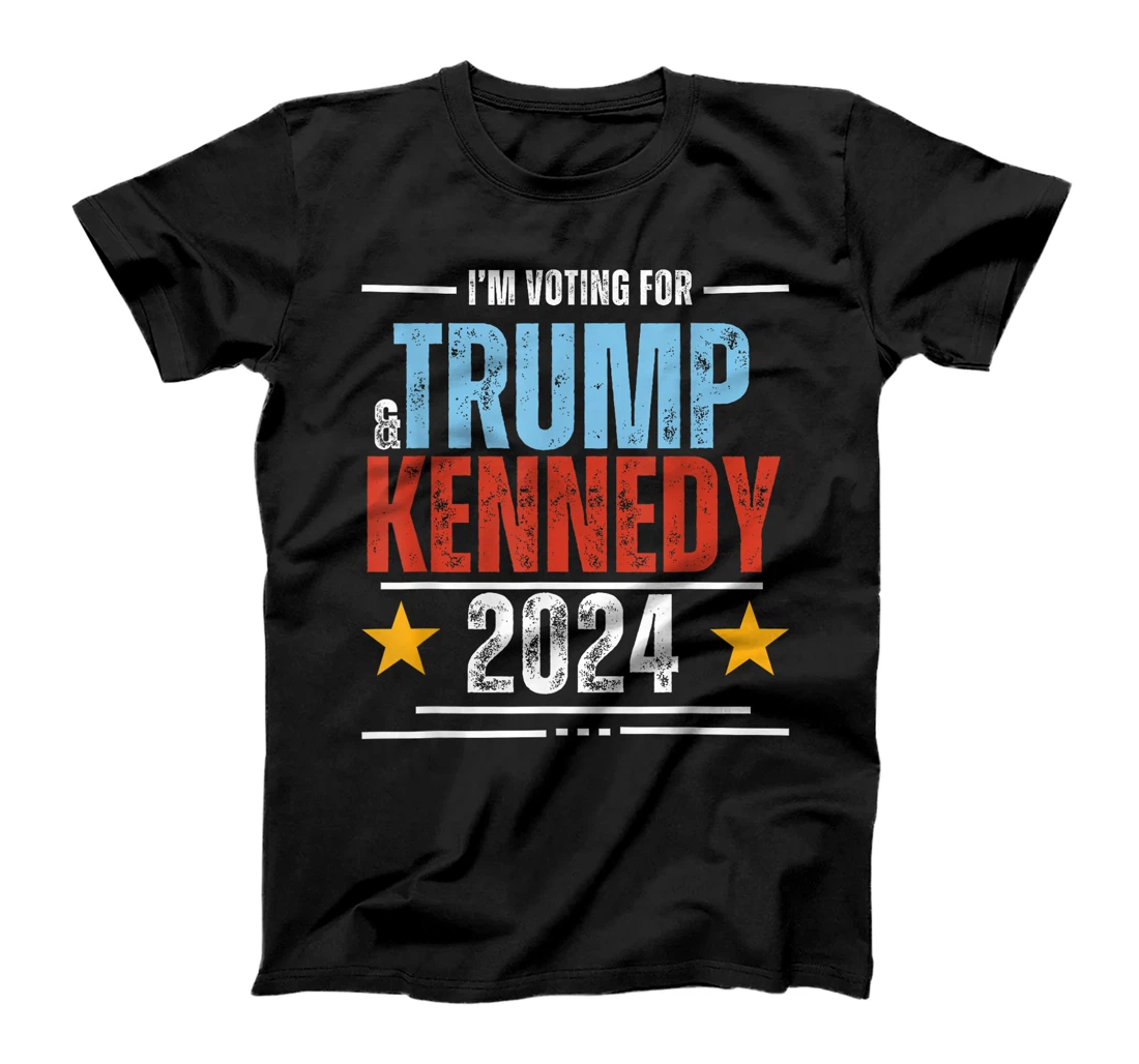 Womens I'm Voting For Trump And Kennedy 2024 Vintage TEE T-Shirt