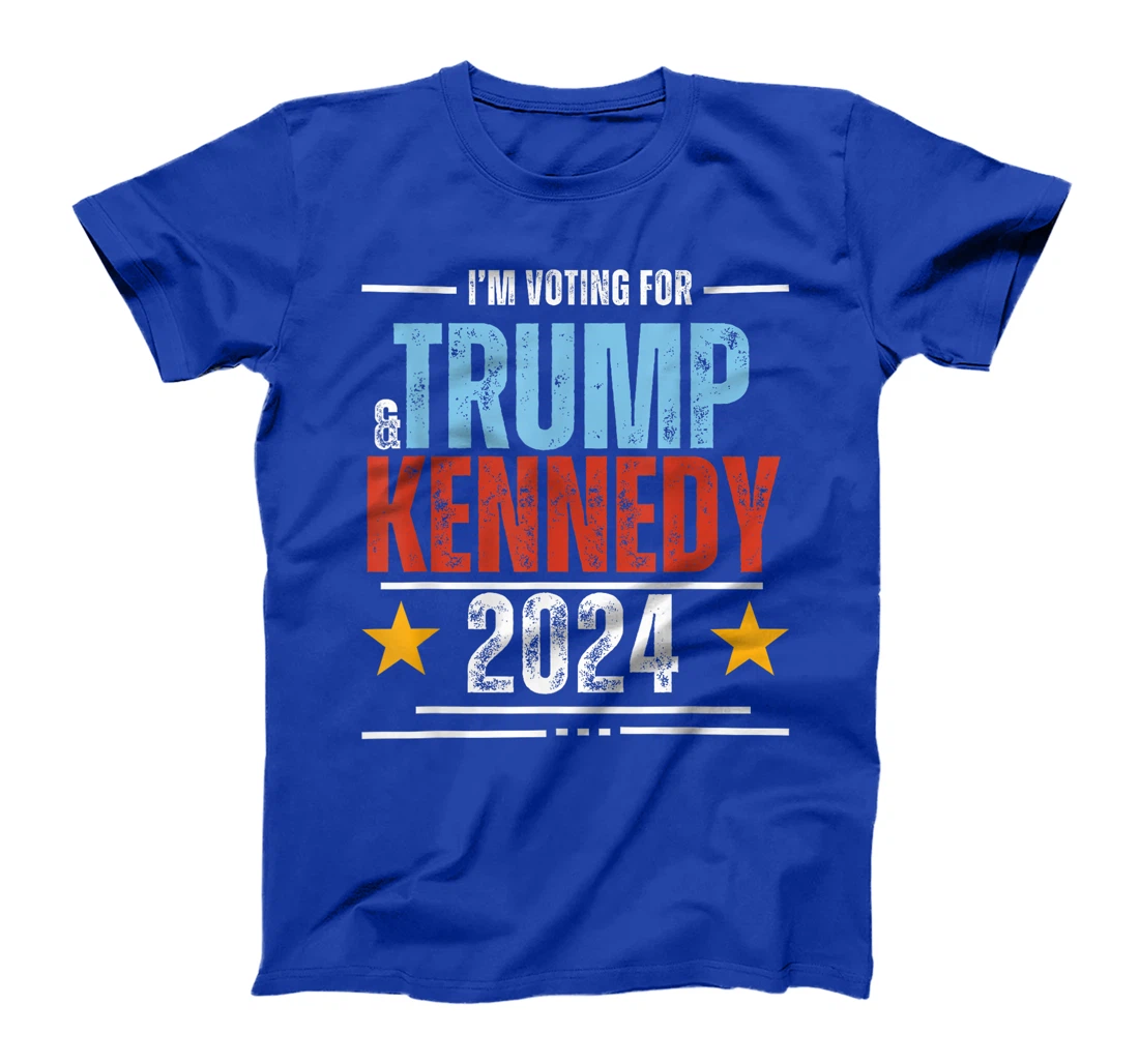 Womens I'm Voting For Trump And Kennedy 2024 Vintage TEE T-Shirt