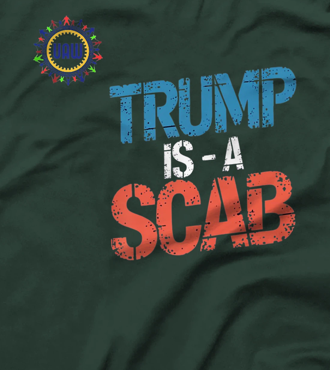 Trump is a Scab Vote Harris 2024 President Election Premium T-Shirt