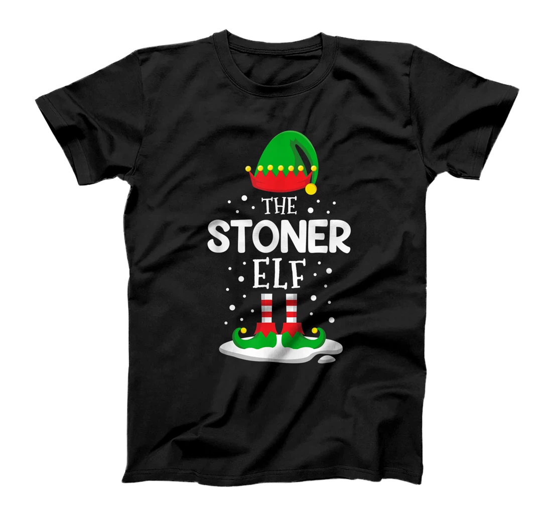 The Stoner Elf Christmas Family Matching Costume PJs Cute T-Shirt