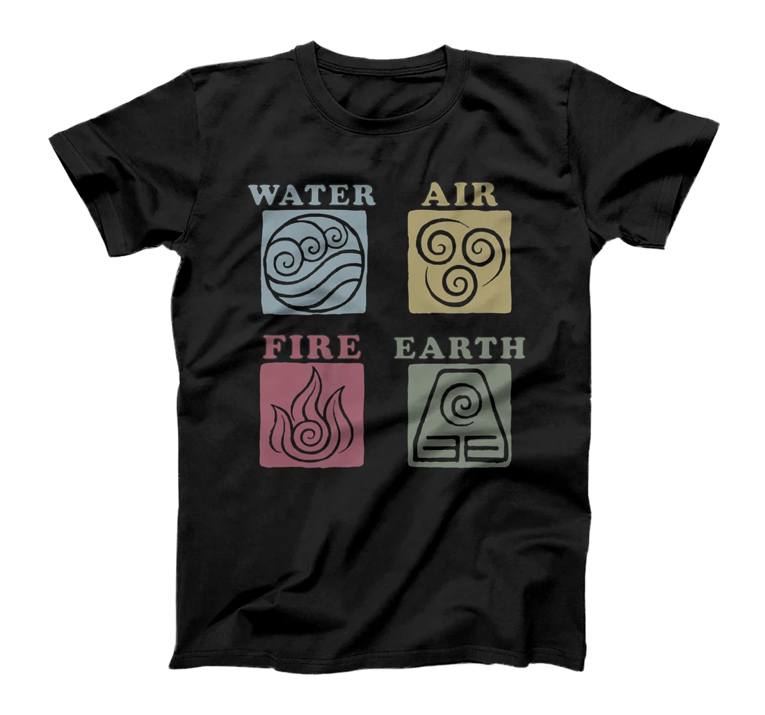 Avatar: The Last Airbender Elements Box Up Premium T-Shirt