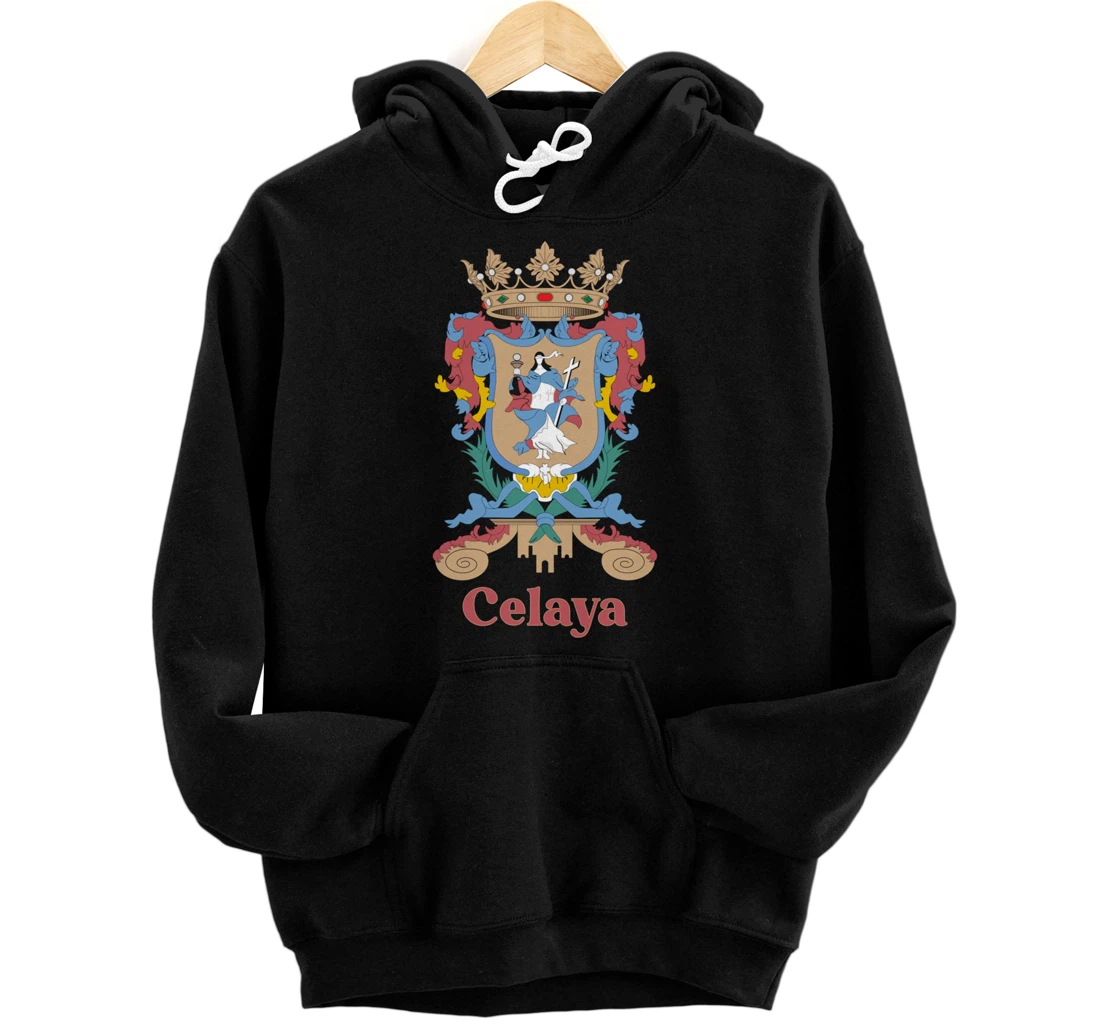 Celaya Guanajuato Mexico Escudo Aguila Mexican Eagle Flag Pullover Hoodie