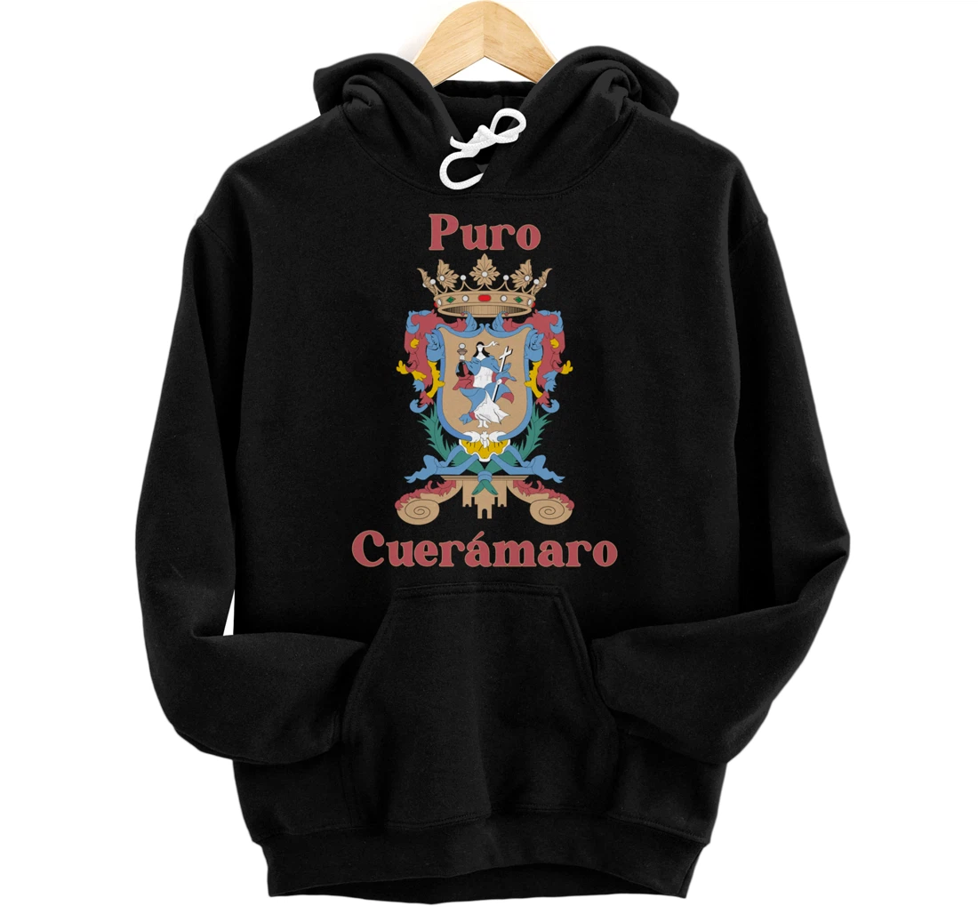 Puro Cuerámaro Guanajuato Mexico Escudo Aguila Mexican Flag Pullover Hoodie