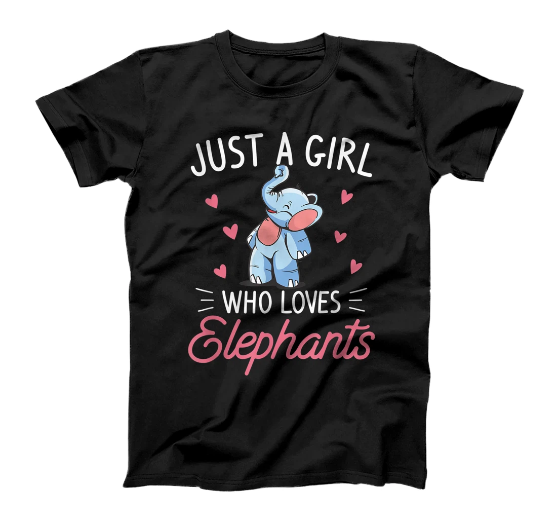 Just A Girl Who Loves Elephant Gift Idea For Women T-Shirt