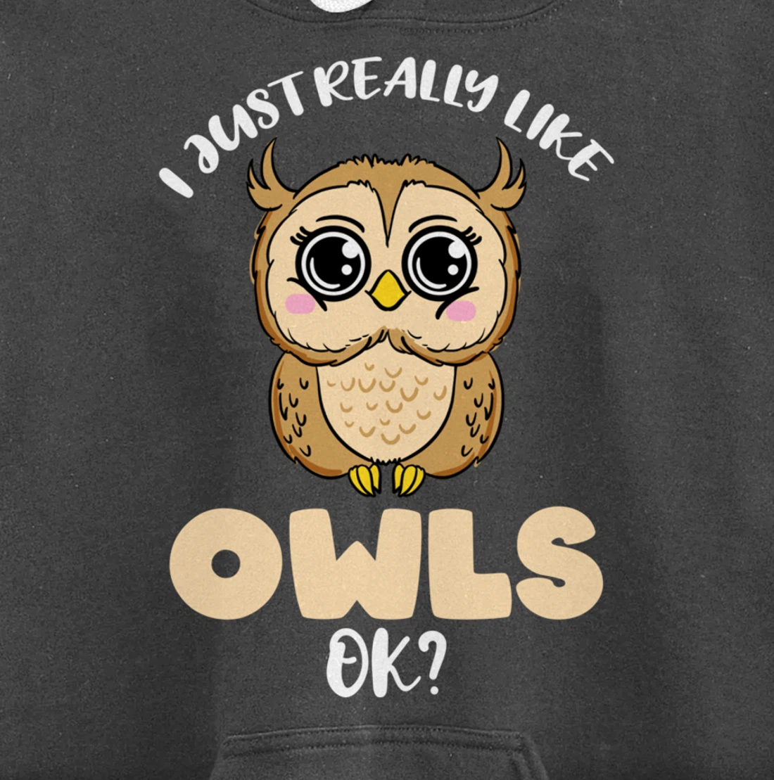 I Just Really Like Owls Ok Pullover Hoodie