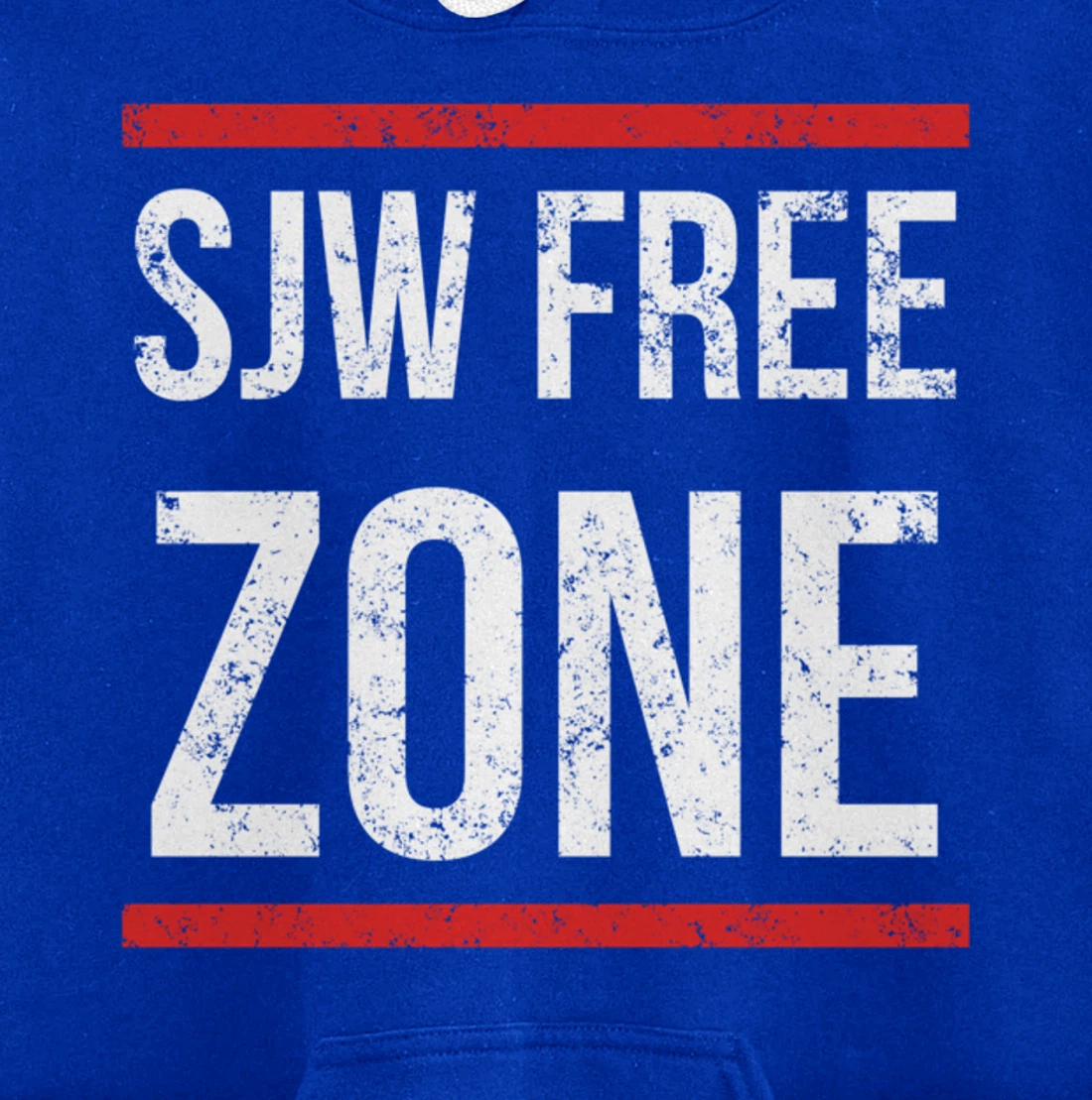 SJW Free Zone - Anti SJW Conservative Pullover Hoodie