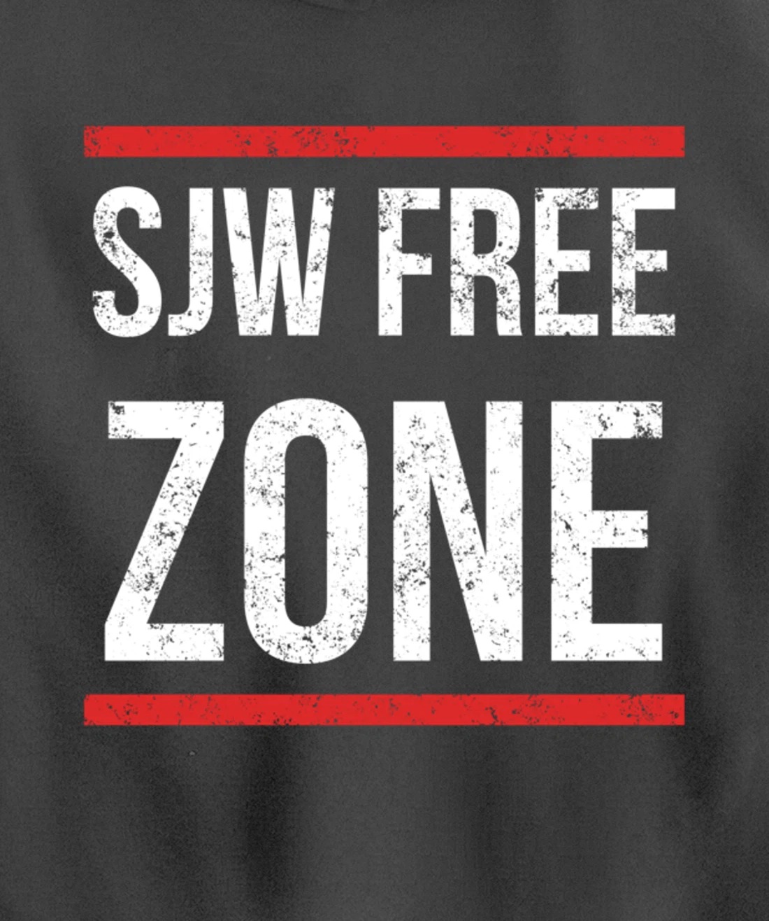 SJW Free Zone - Anti SJW Conservative Pullover Hoodie