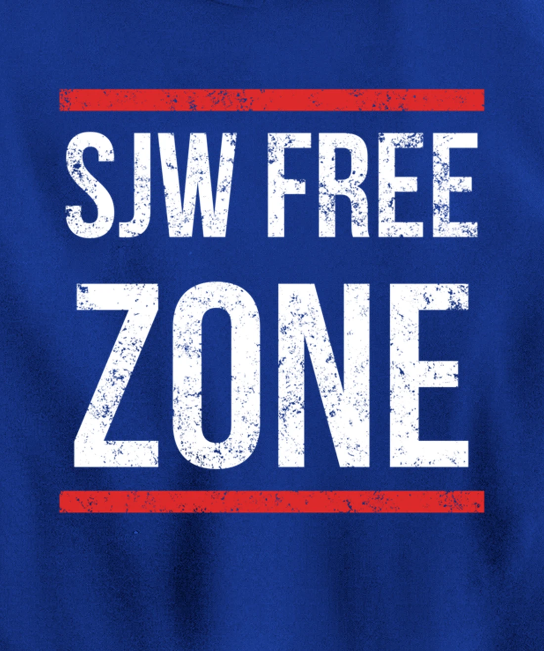 SJW Free Zone - Anti SJW Conservative Pullover Hoodie