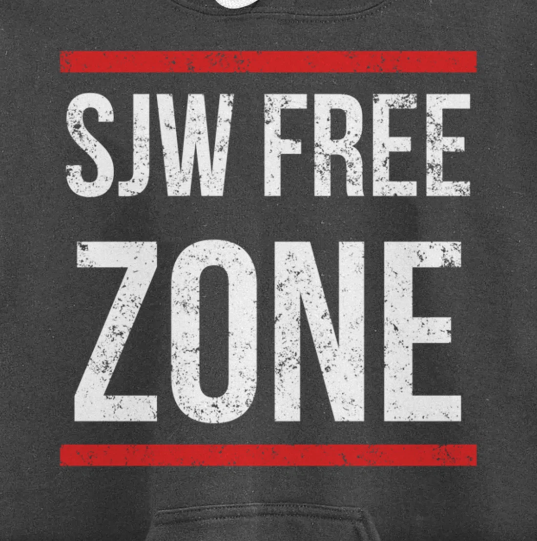 SJW Free Zone - Anti SJW Conservative Pullover Hoodie