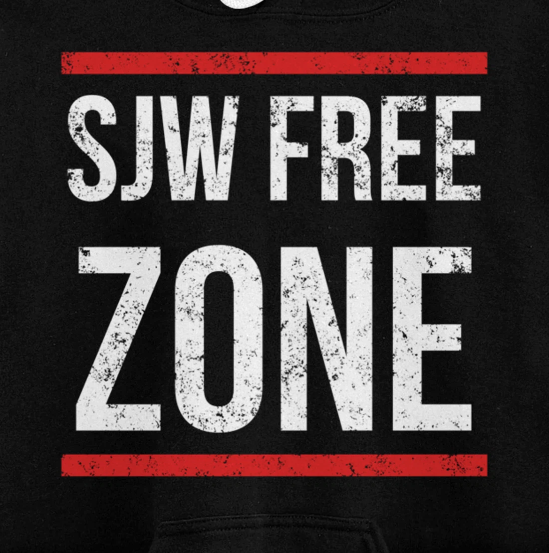 SJW Free Zone - Anti SJW Conservative Pullover Hoodie