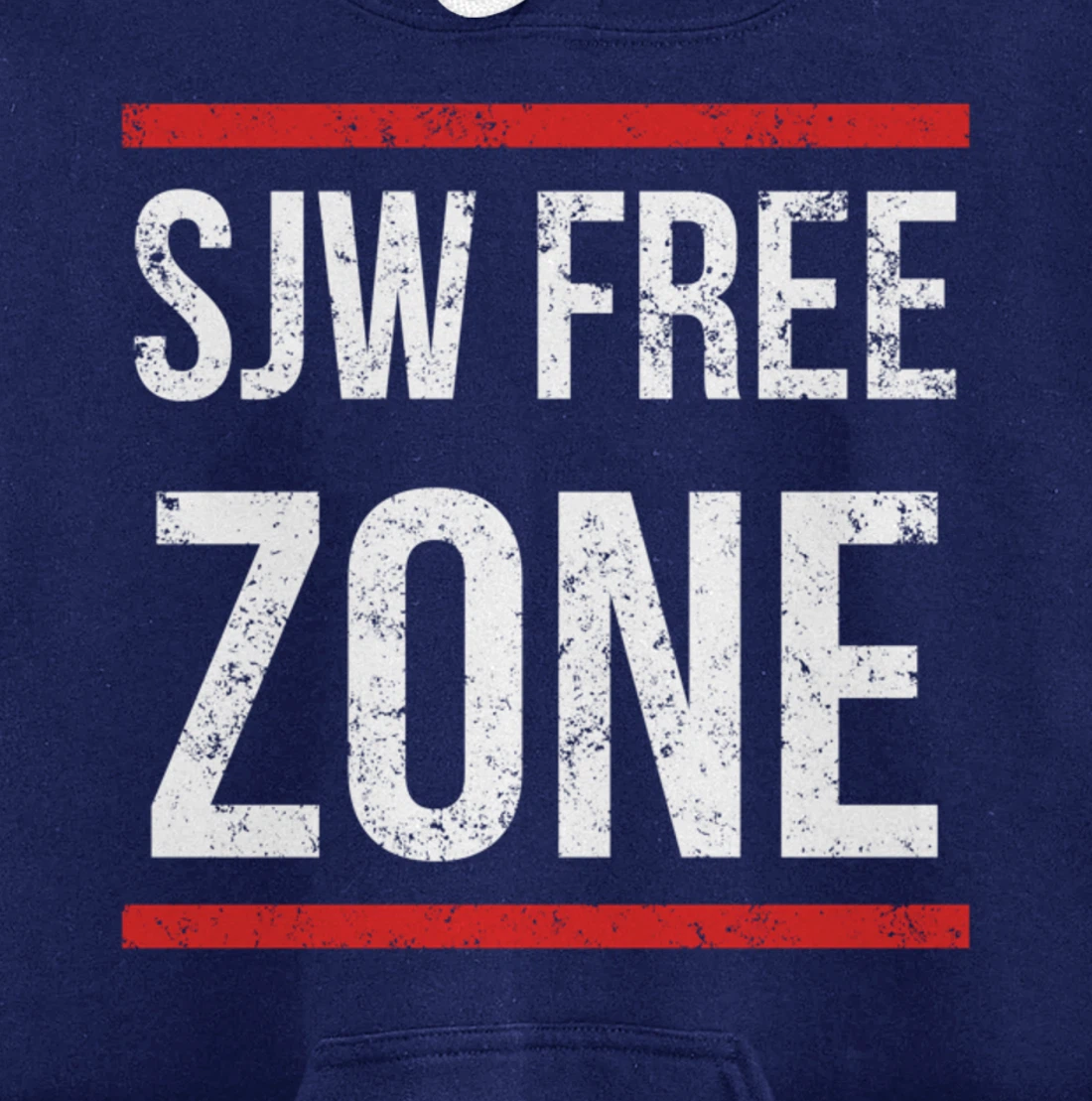 SJW Free Zone - Anti SJW Conservative Pullover Hoodie