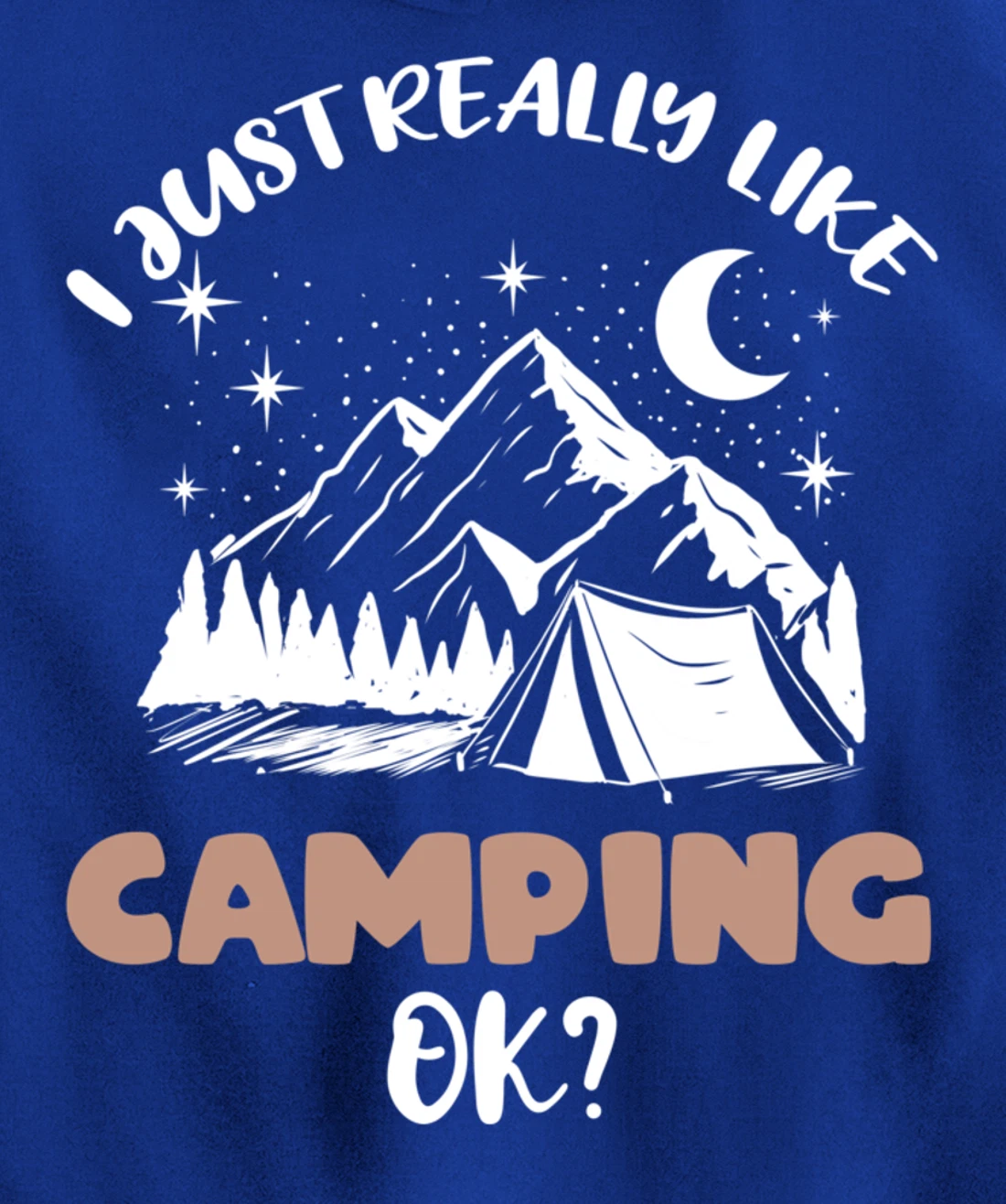 I Just Really Like Camping Ok Pullover Hoodie