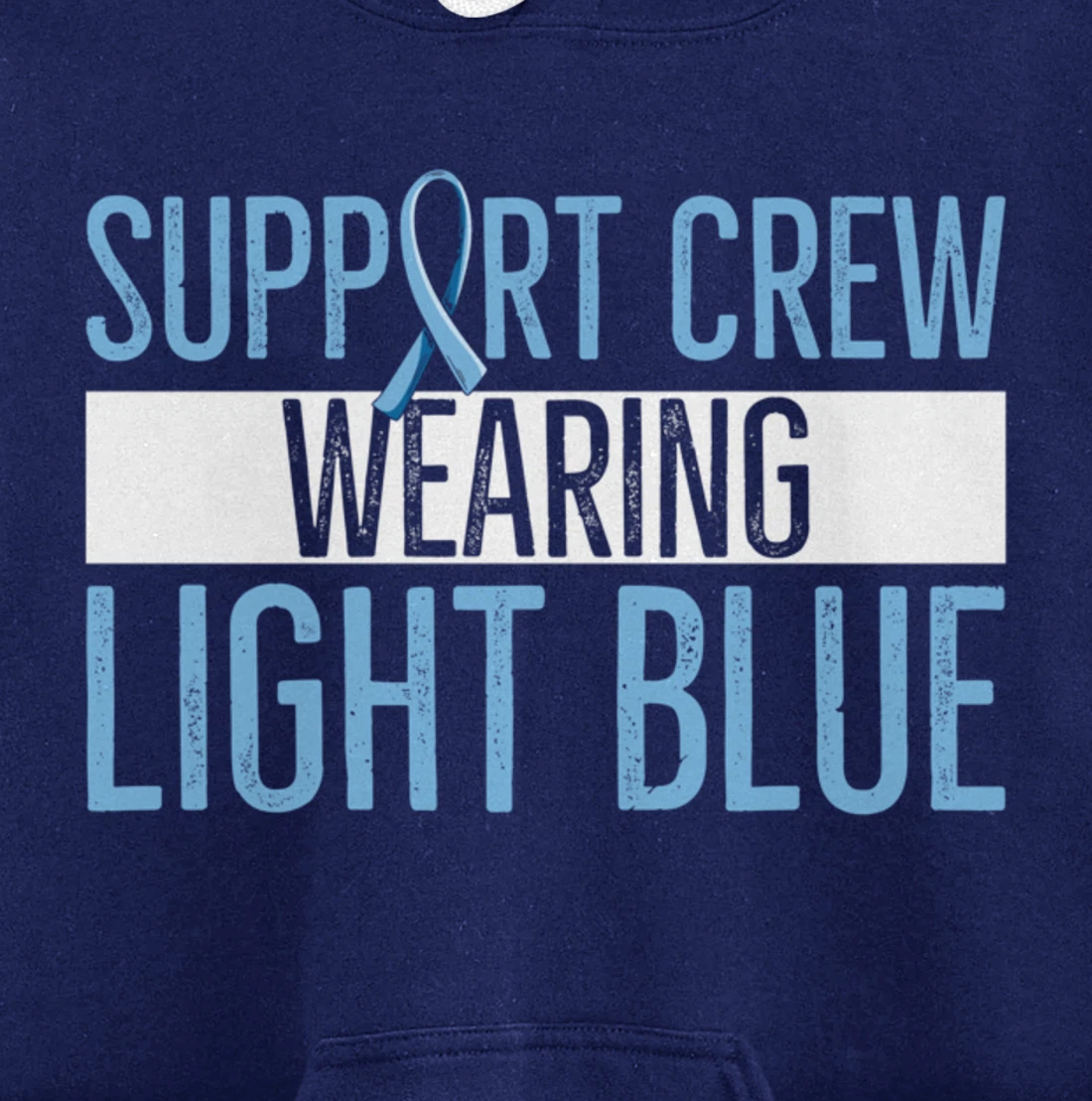 Prostate Cancer Awareness Design for a Supporter of Warrior Pullover Hoodie