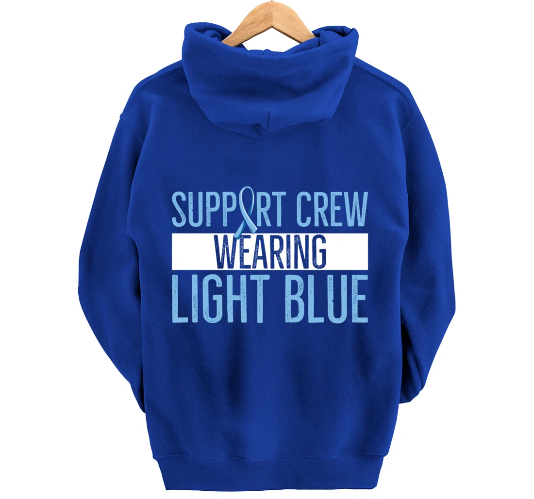 Prostate Cancer Awareness Design for a Supporter of Warrior Pullover Hoodie