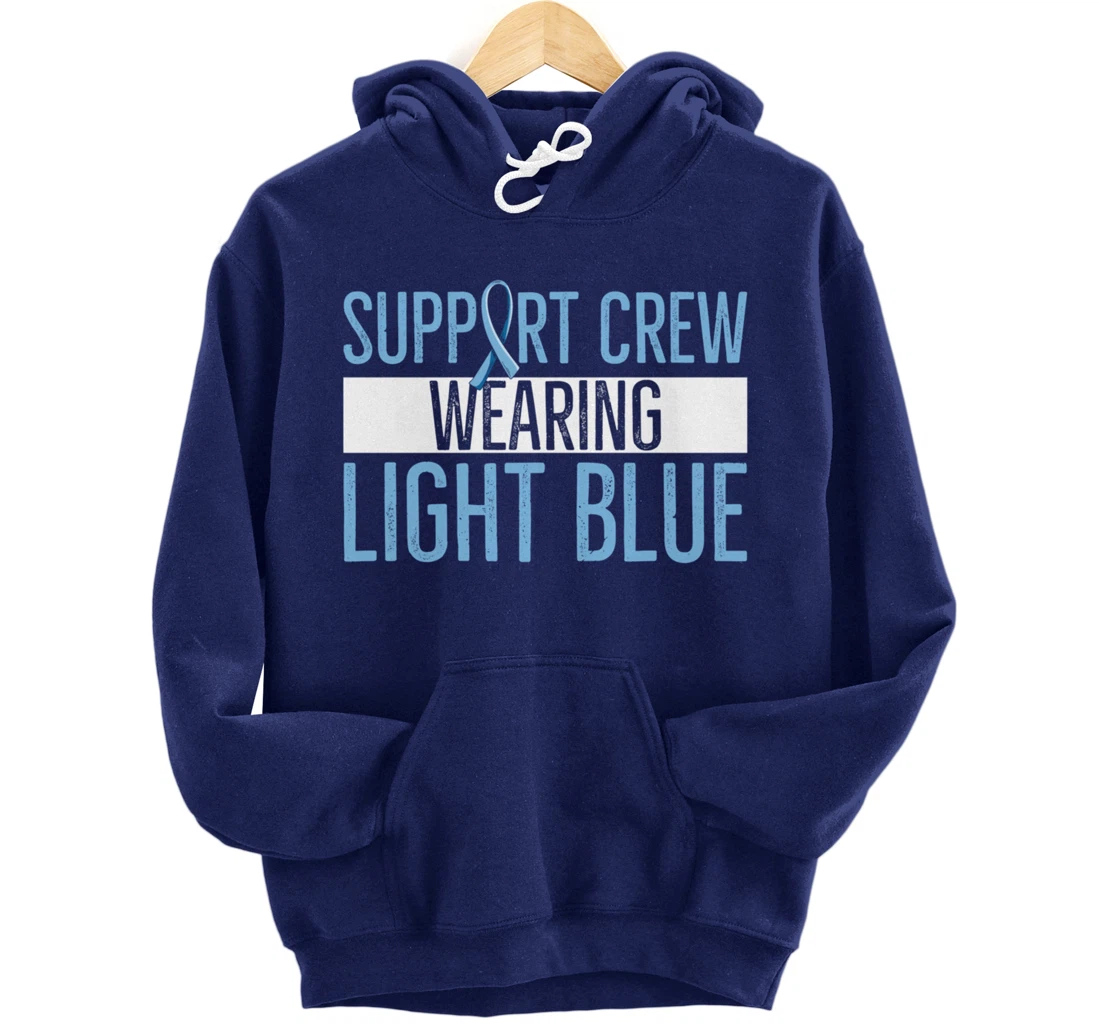 Prostate Cancer Awareness Design for a Supporter of Warrior Pullover Hoodie