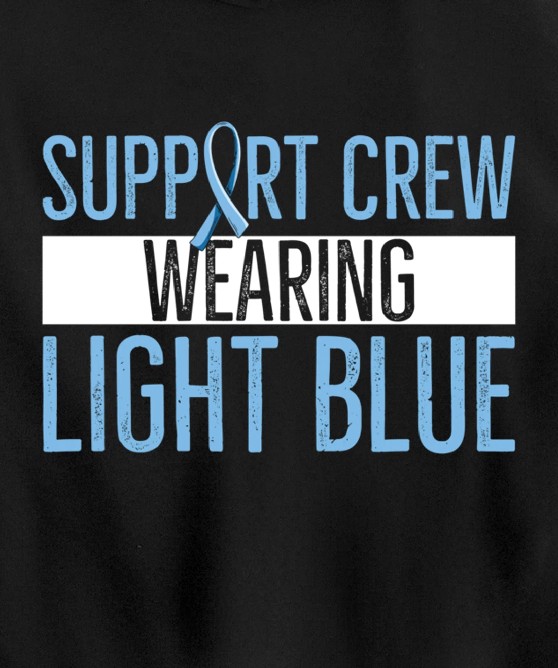 Prostate Cancer Awareness Design for a Supporter of Warrior Pullover Hoodie