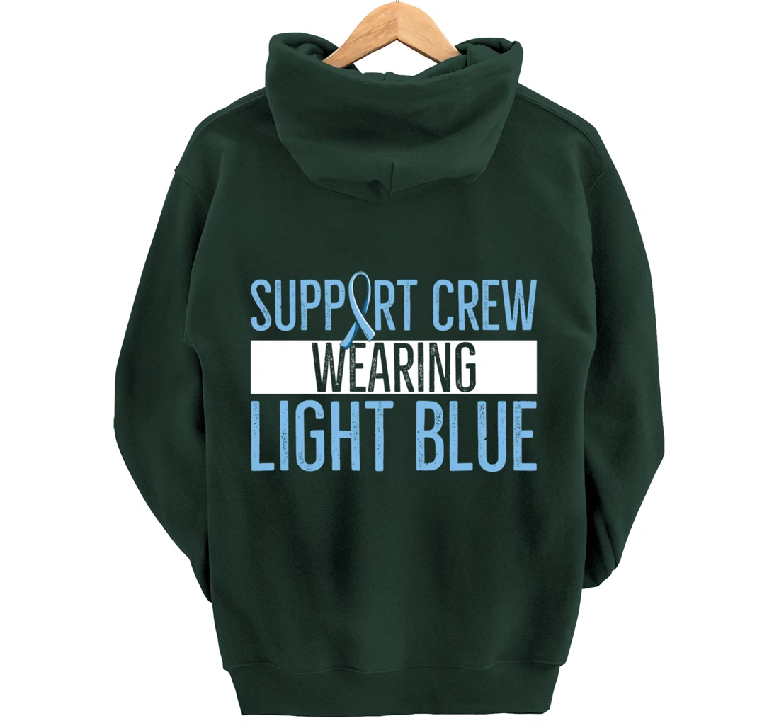 Prostate Cancer Awareness Design for a Supporter of Warrior Pullover Hoodie