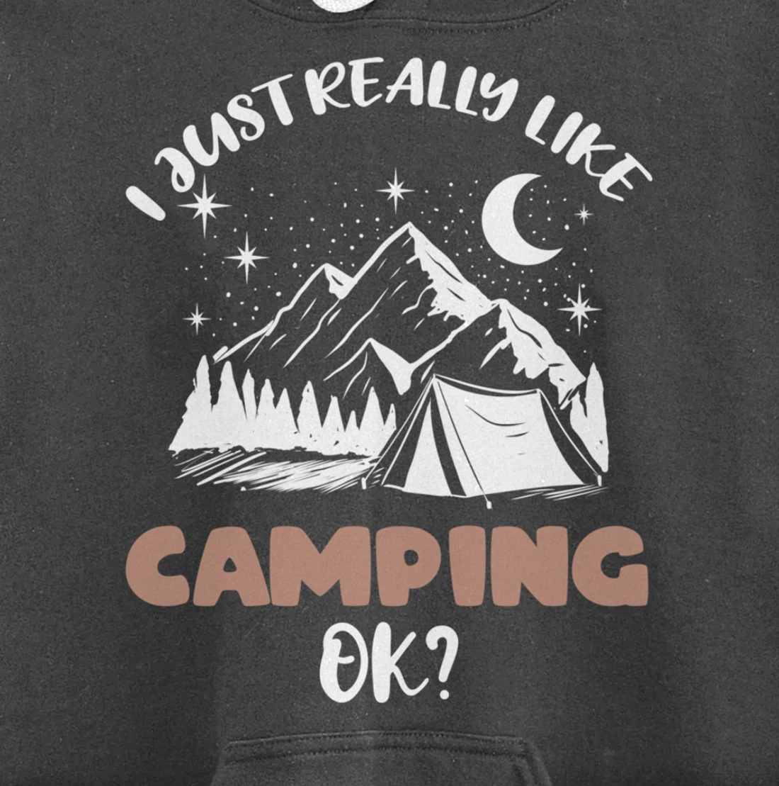 I Just Really Like Camping Ok Pullover Hoodie