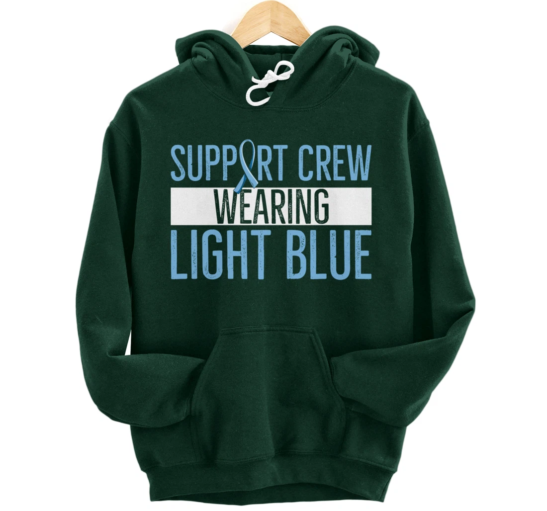 Prostate Cancer Awareness Design for a Supporter of Warrior Pullover Hoodie