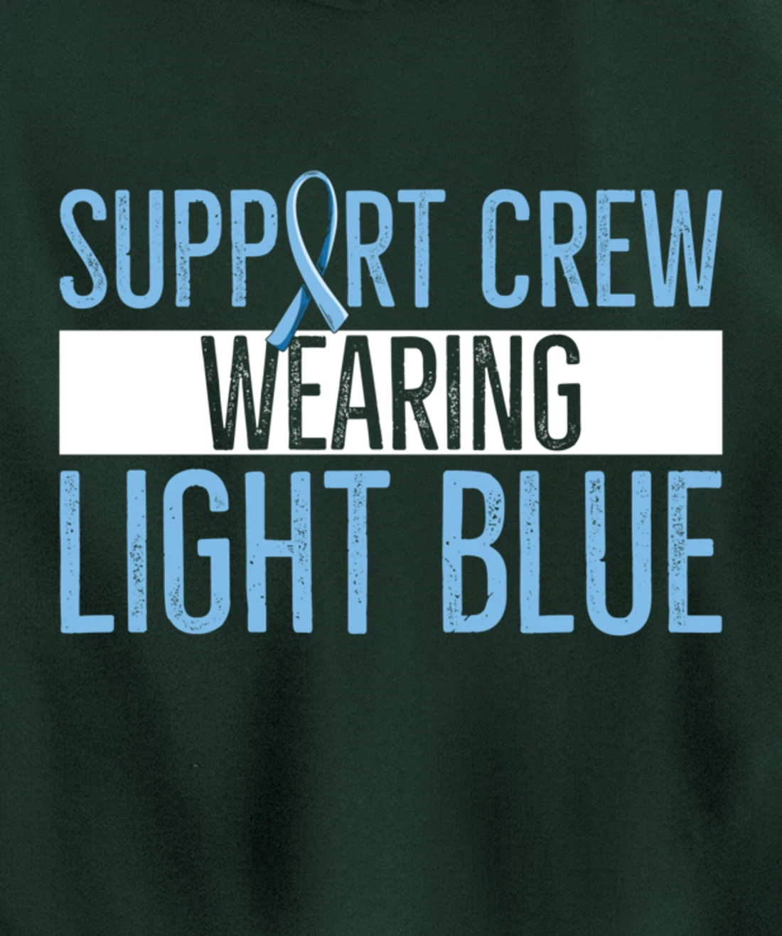 Prostate Cancer Awareness Design for a Supporter of Warrior Pullover Hoodie