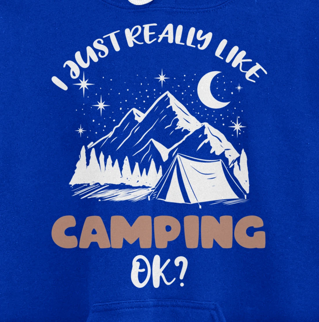 I Just Really Like Camping Ok Pullover Hoodie