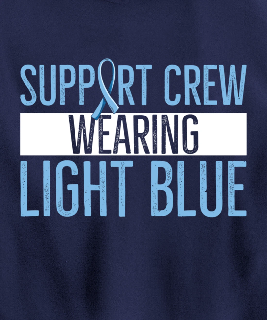 Prostate Cancer Awareness Design for a Supporter of Warrior Pullover Hoodie