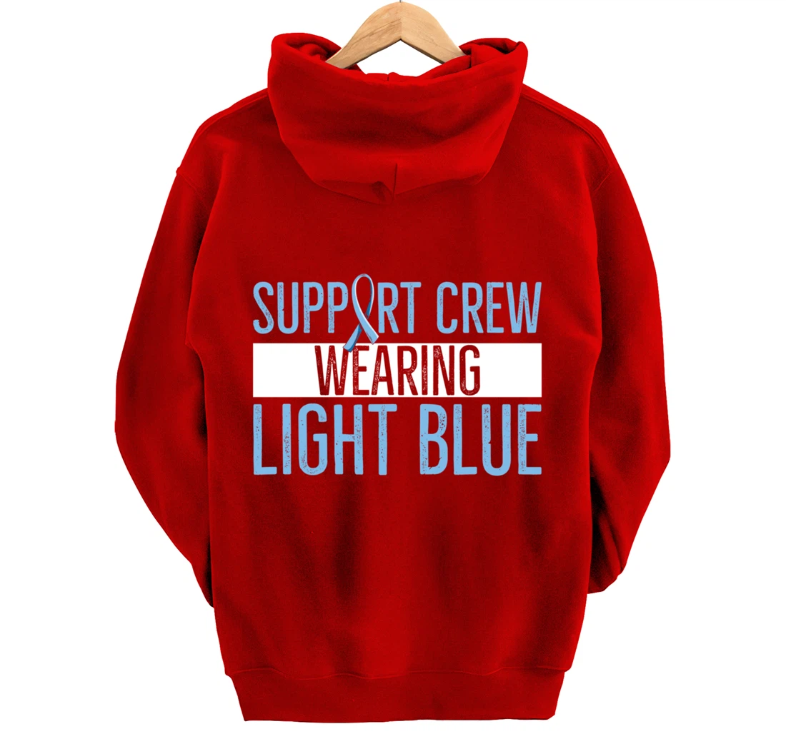 Prostate Cancer Awareness Design for a Supporter of Warrior Pullover Hoodie