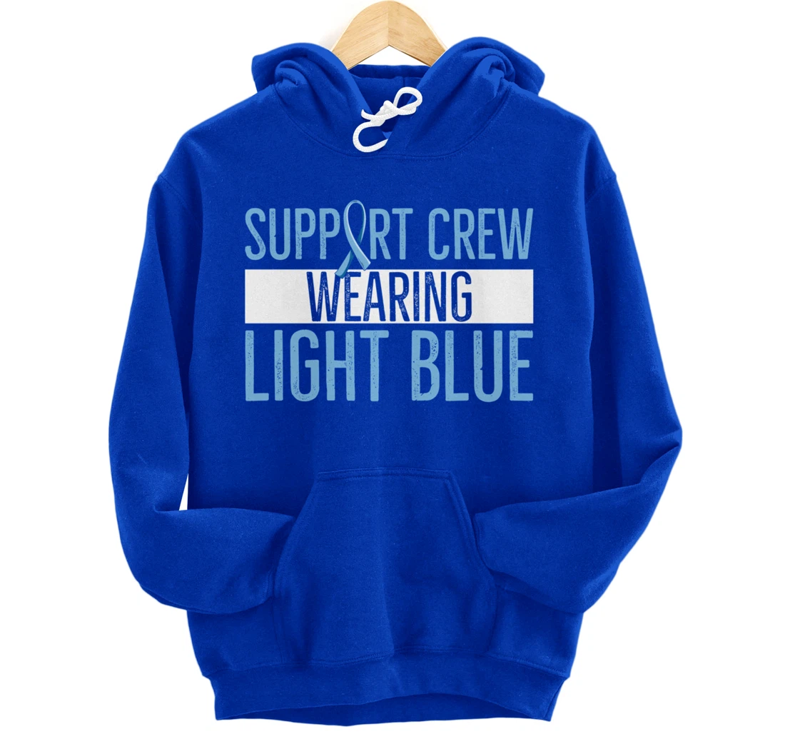 Prostate Cancer Awareness Design for a Supporter of Warrior Pullover Hoodie