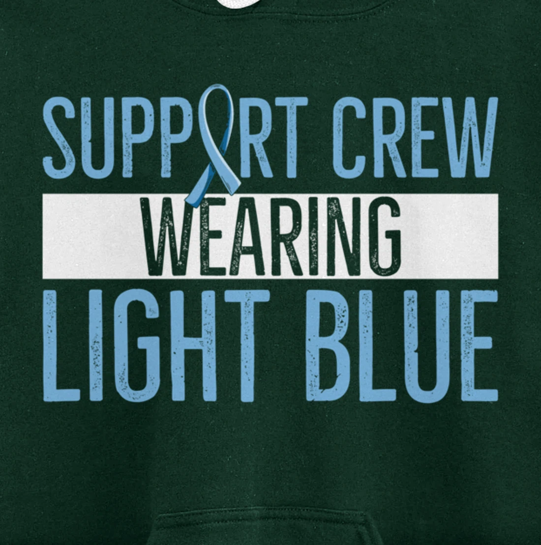 Prostate Cancer Awareness Design for a Supporter of Warrior Pullover Hoodie