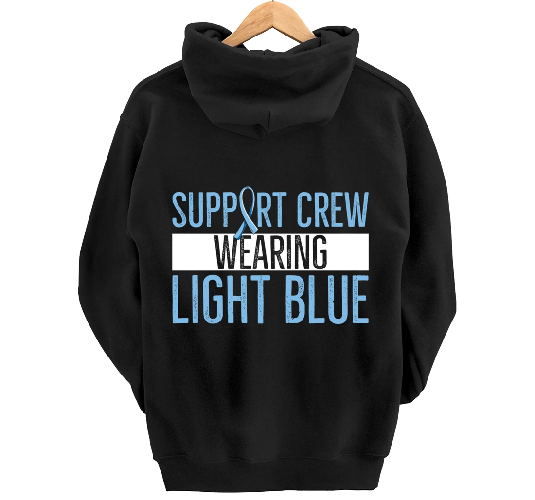 Prostate Cancer Awareness Design for a Supporter of Warrior Pullover Hoodie