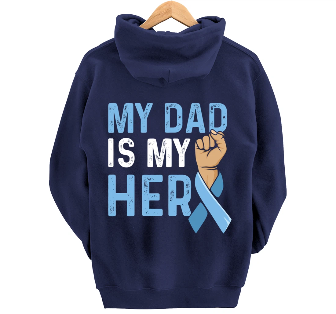 Fight Prostate Cancer Design for a Son of a Warrior Pullover Hoodie
