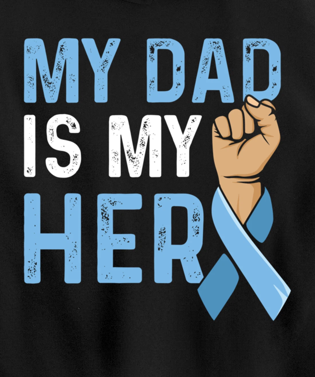 Fight Prostate Cancer Design for a Son of a Warrior Pullover Hoodie