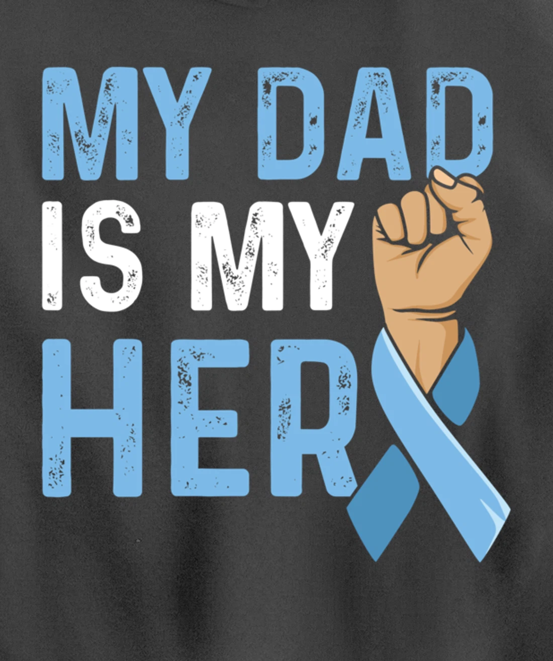 Fight Prostate Cancer Design for a Son of a Warrior Pullover Hoodie