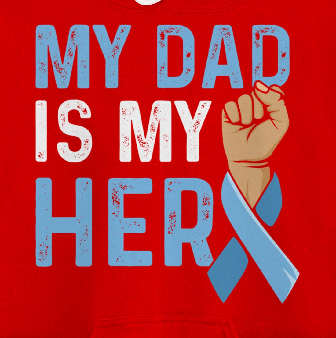 Fight Prostate Cancer Design for a Son of a Warrior Pullover Hoodie